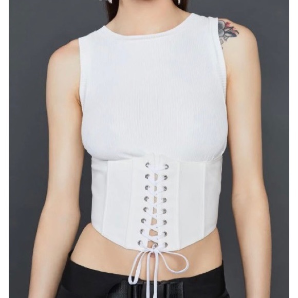 Half corset tank top - Picture 1 of 4